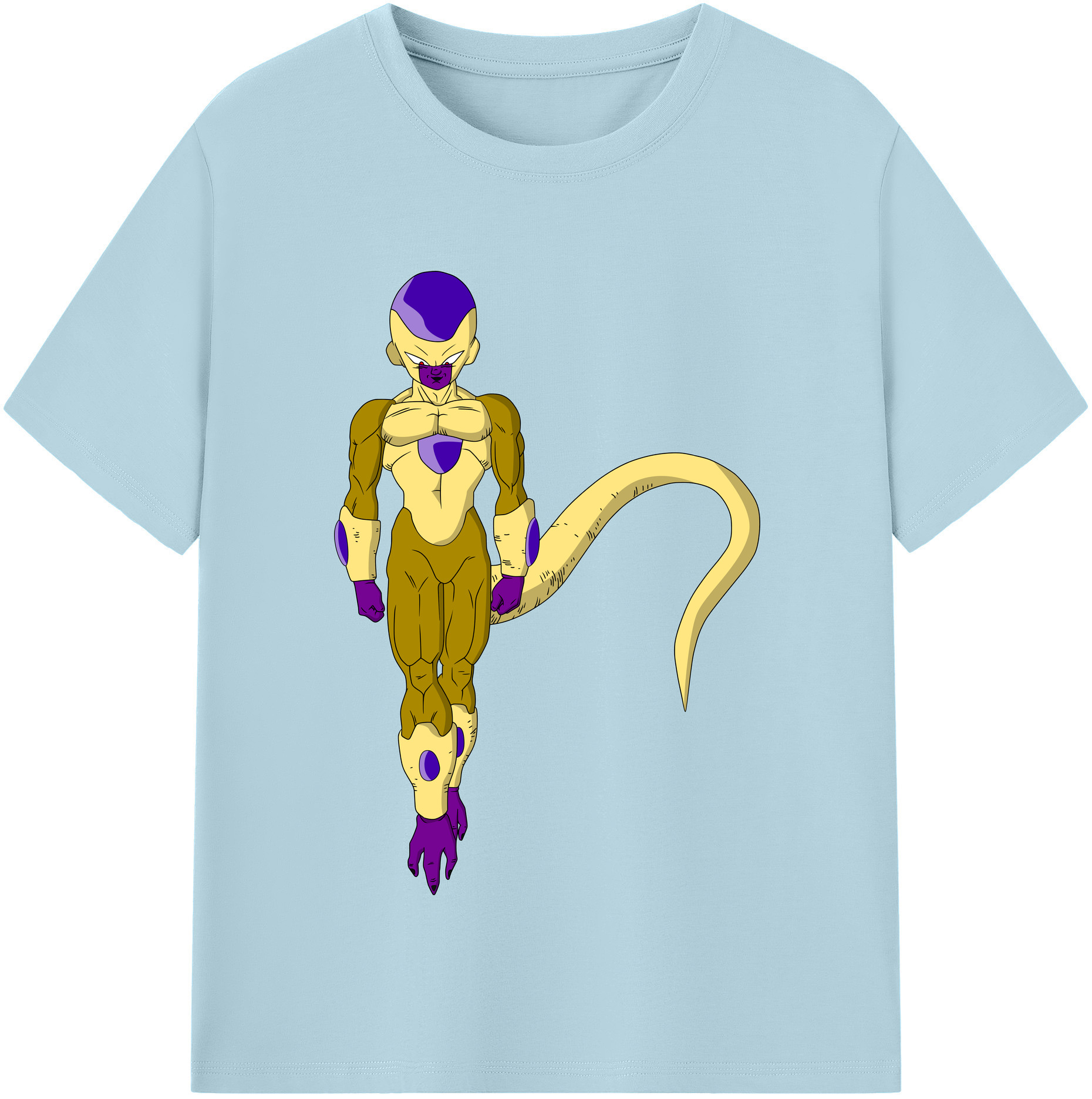 （画像用） ドラゴンボール フリーザ DRAGON BALL Frieza 綿100％半袖Tシャツ（フロントプリント）